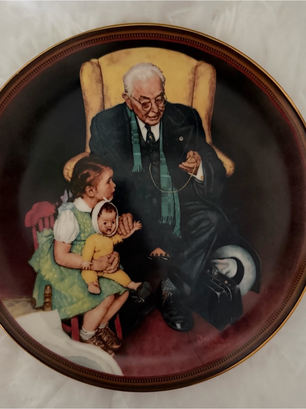 Norman Rockwell “Tender Loving Care” collector’s plate